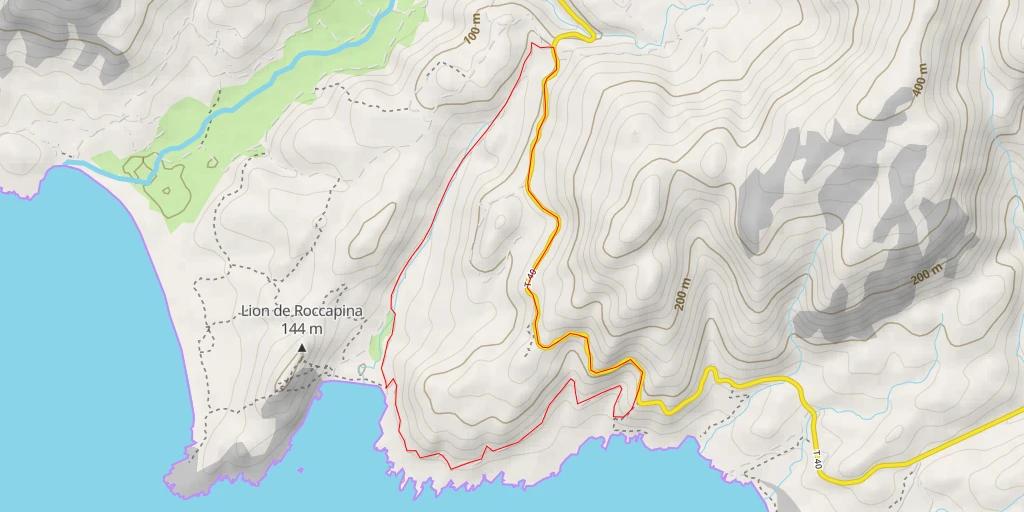 Map of the trail for Tournant de l'Extrême-Sud