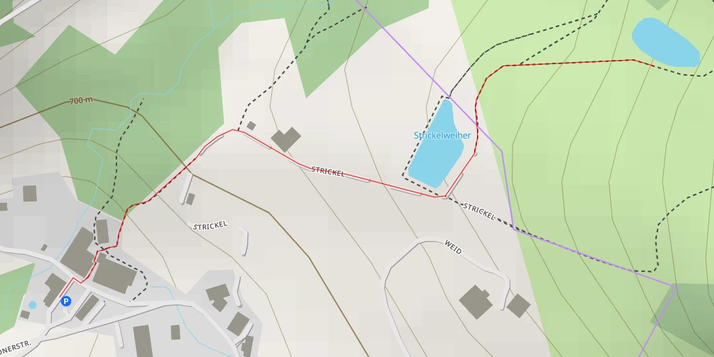 Carte de l'itinéraire :  Strickel - Strickel