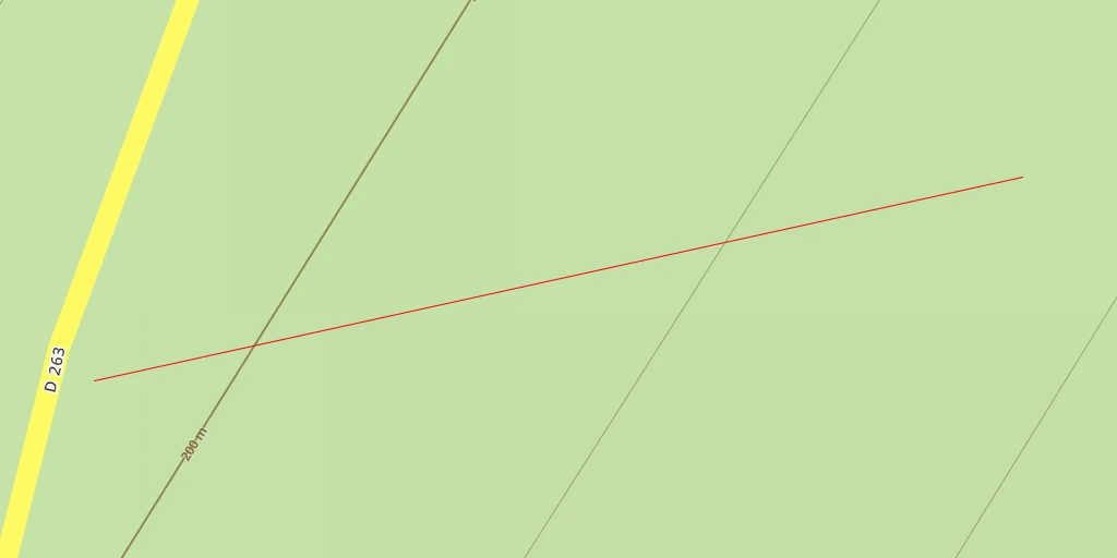 Map of the trail for I Curriali Accès pédestre