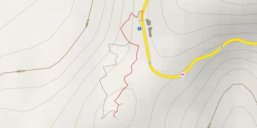 Map of the trail for T 40