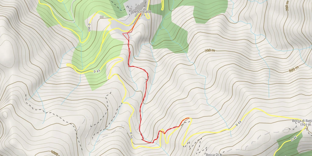 Map of the trail for D 63