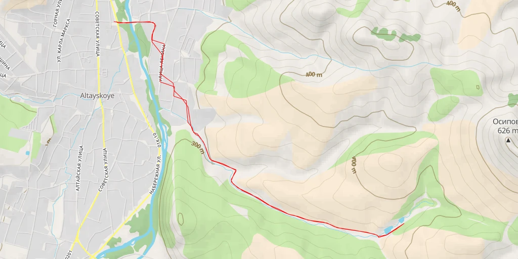 Map of the trail for Алтайский сельсовет