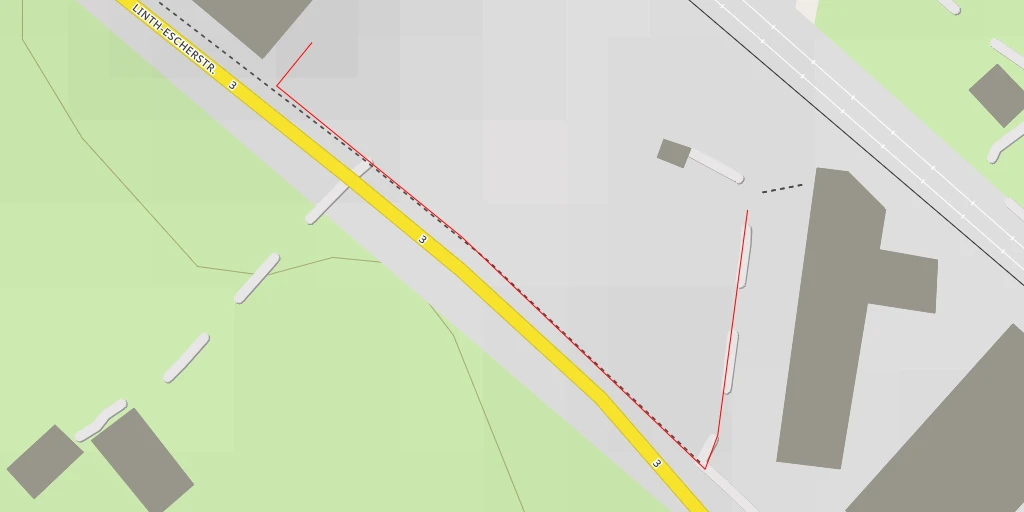 Map of the trail for Wiesenstrasse - Glarus Nord