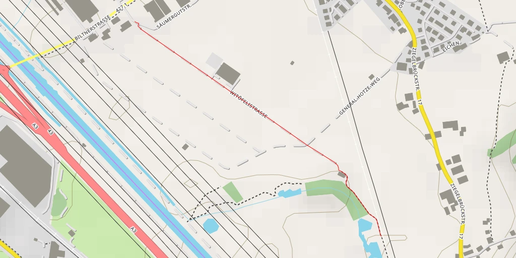 Map of the trail for St.Sebastiansweg - St.Sebastiansweg