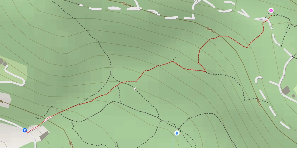 Map of the trail for Baita Monte Croce - Como