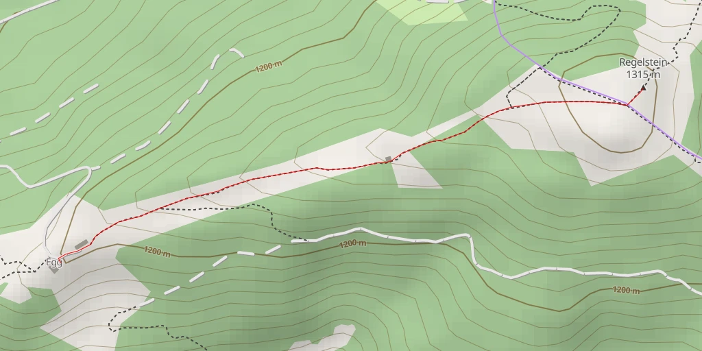 Carte de l'itinéraire :  Regelstein