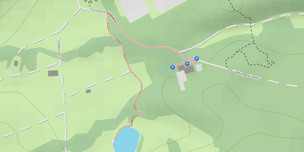 Map of the trail for Dörschachsee