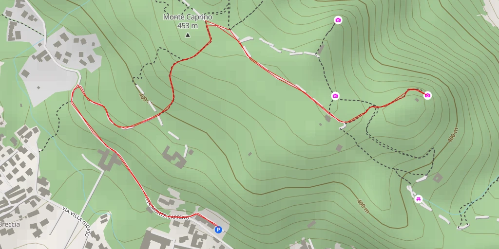 Map of the trail for Respaù di Sotto - Como