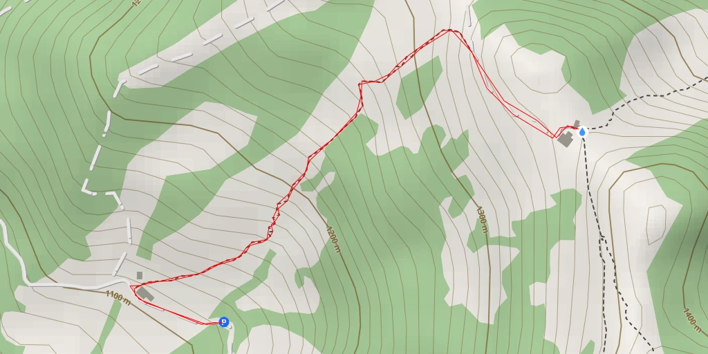 Map of the trail for Obere Bogmen