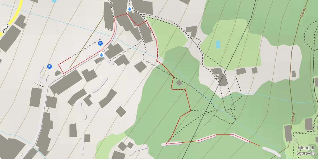 Map of the trail for al Barch