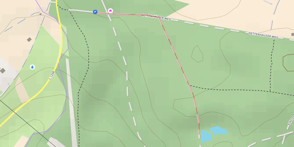 Map of the trail for Weinweg