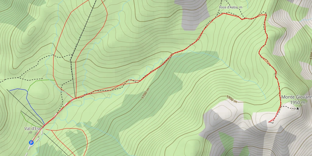 Map of the trail for 20134