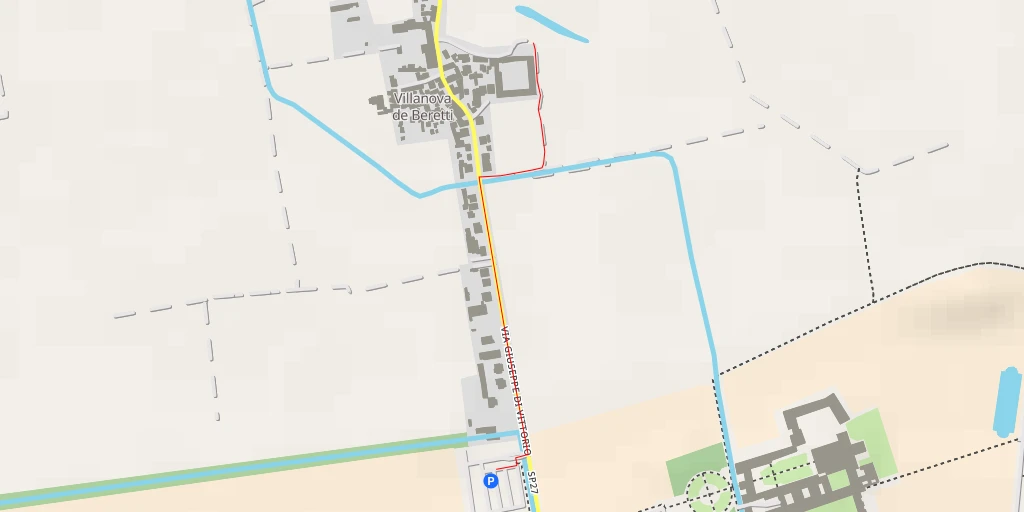 Map of the trail for Via della Cortazza - Via della Cortazza