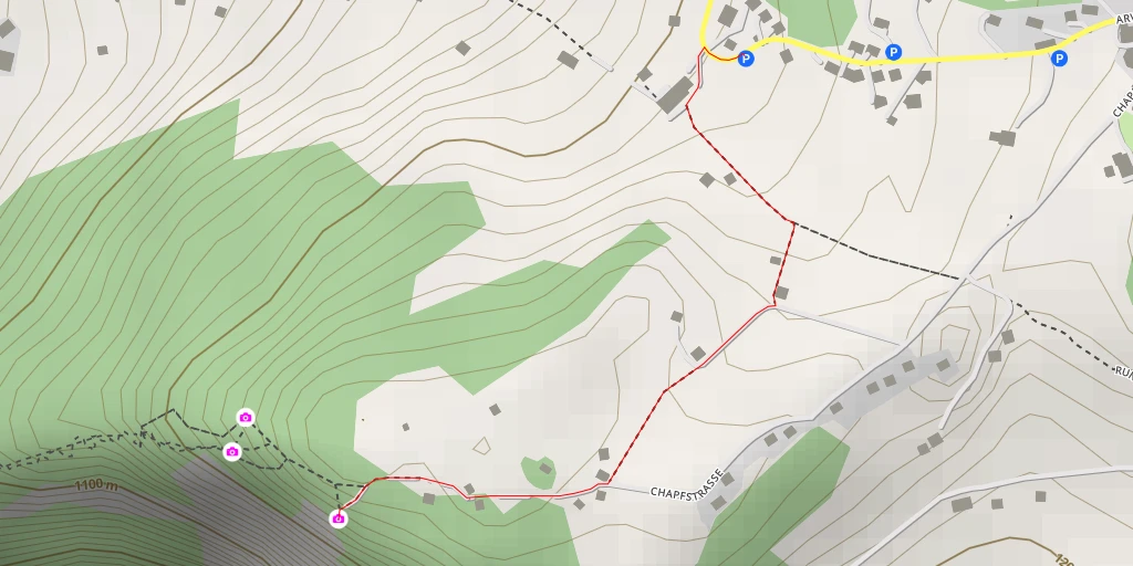 Map of the trail for Chapf