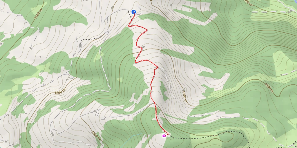 Map of the trail for Gössigenhöchi