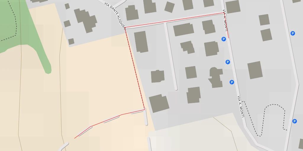 Map of the trail for Via Alberto da Giussano - Inverigo