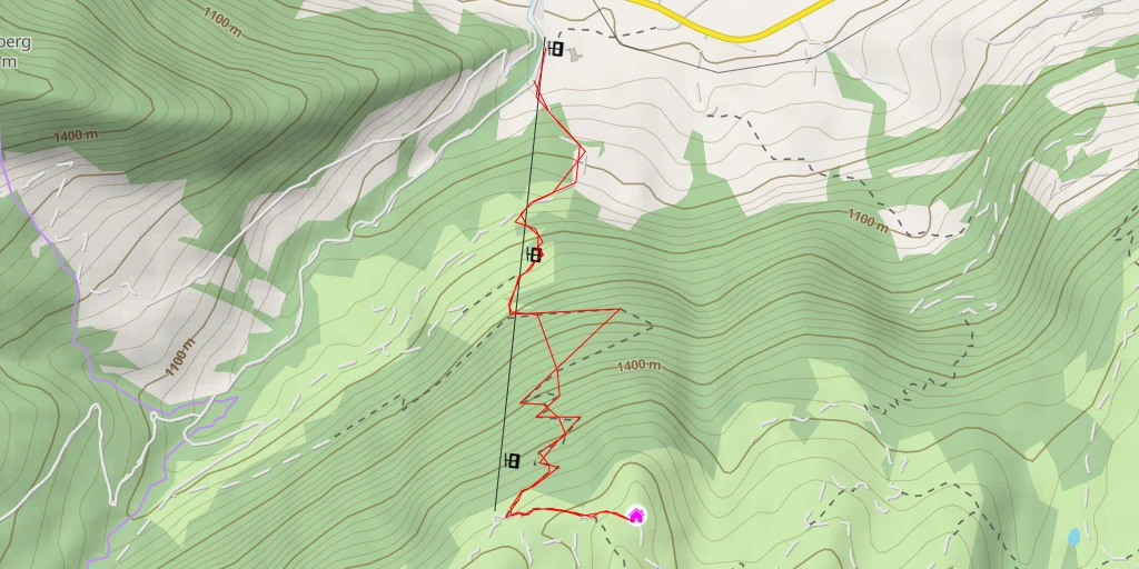 Carte de l'itinéraire :  Wildmannli Hütte