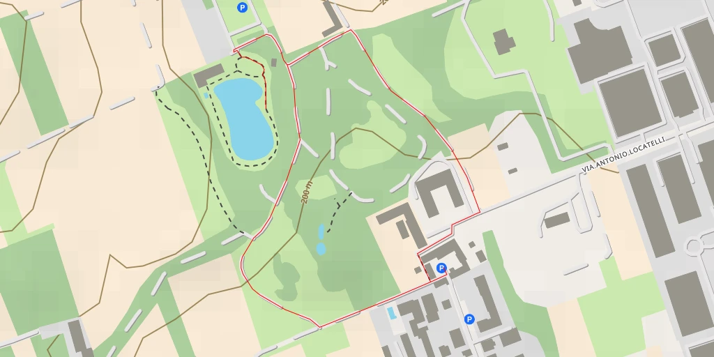 Map of the trail for Via Vittorio Bottego