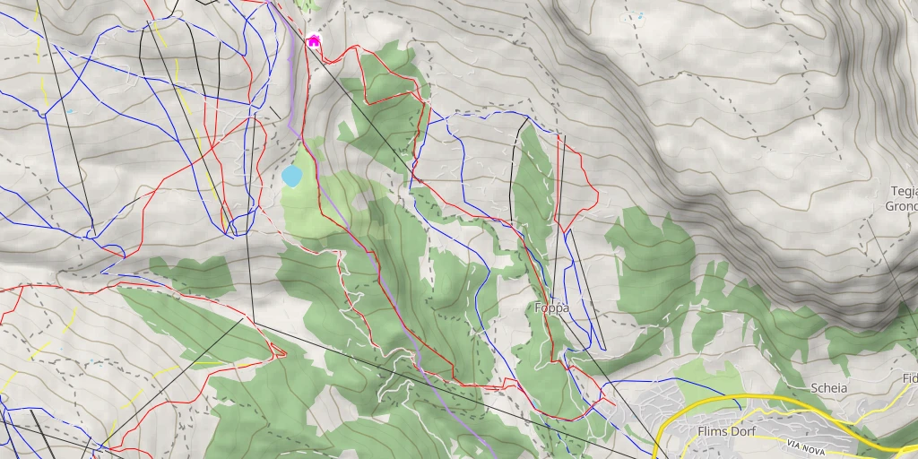 Carte de l'itinéraire :  Segneshütte