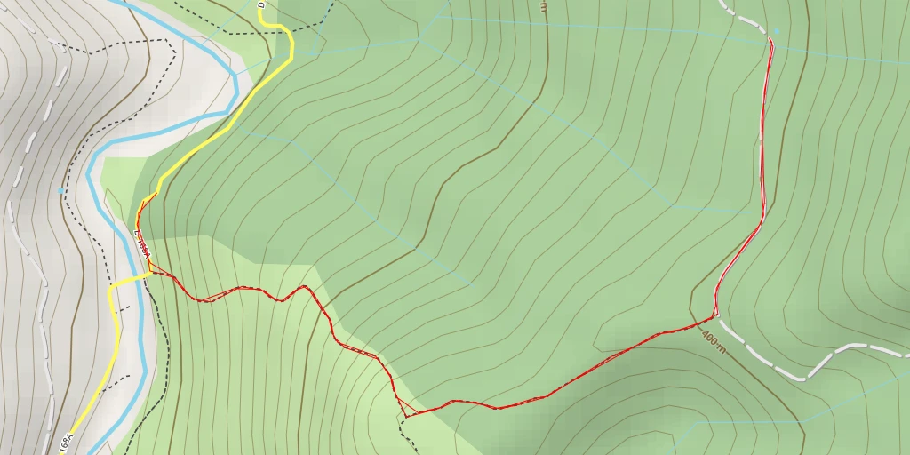 Map of the trail for San Martino