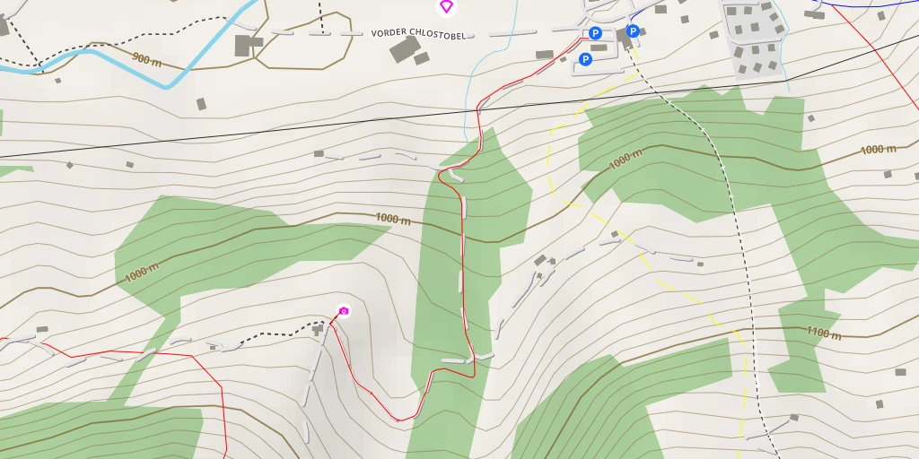 Map of the trail for Egg - Wildhaus-Alt St. Johann