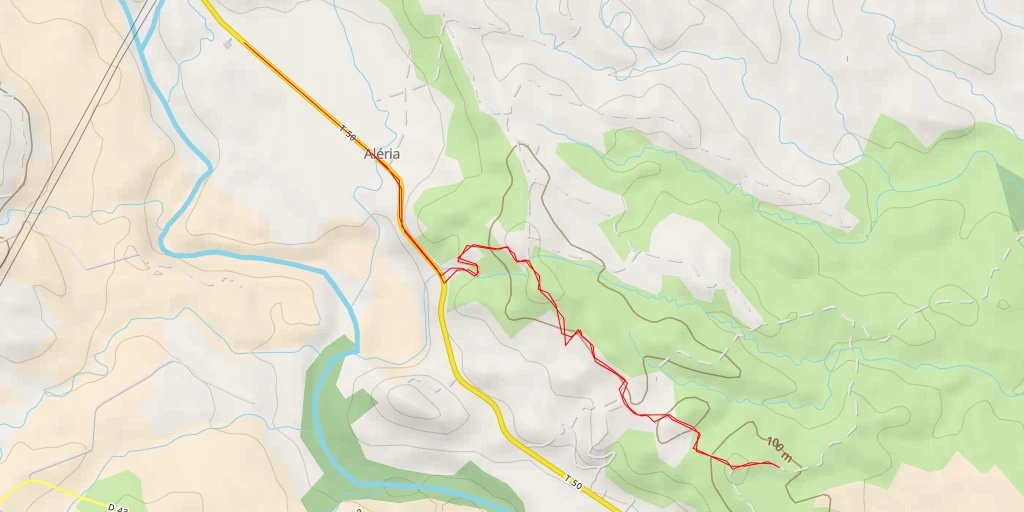 Map of the trail for Pointe Chiaramonte