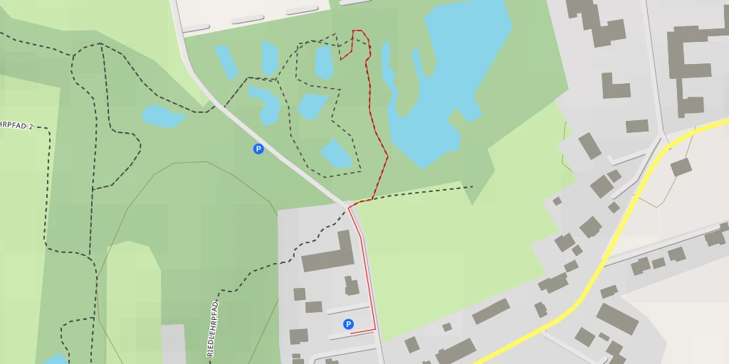 Map of the trail for Riedweg