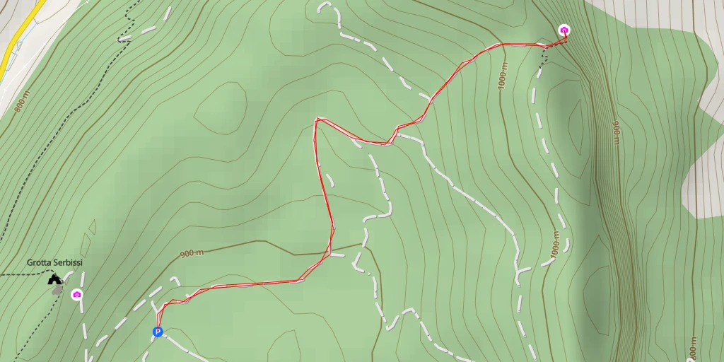 Carte de l'itinéraire :  Perdu Cuccu