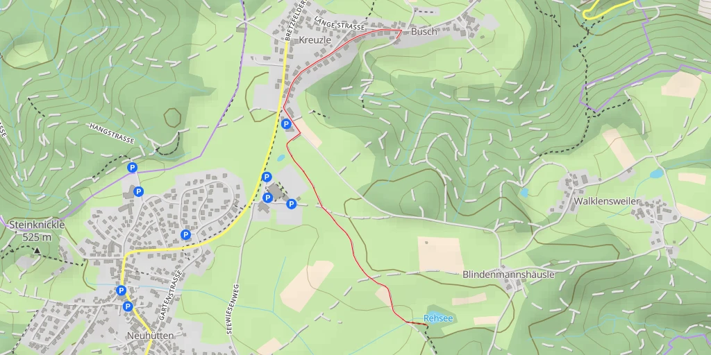 Map of the trail for Rehsee