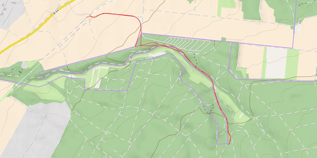 Map of the trail for Herrenkampsweg - Herrenkampsweg - Holzminden