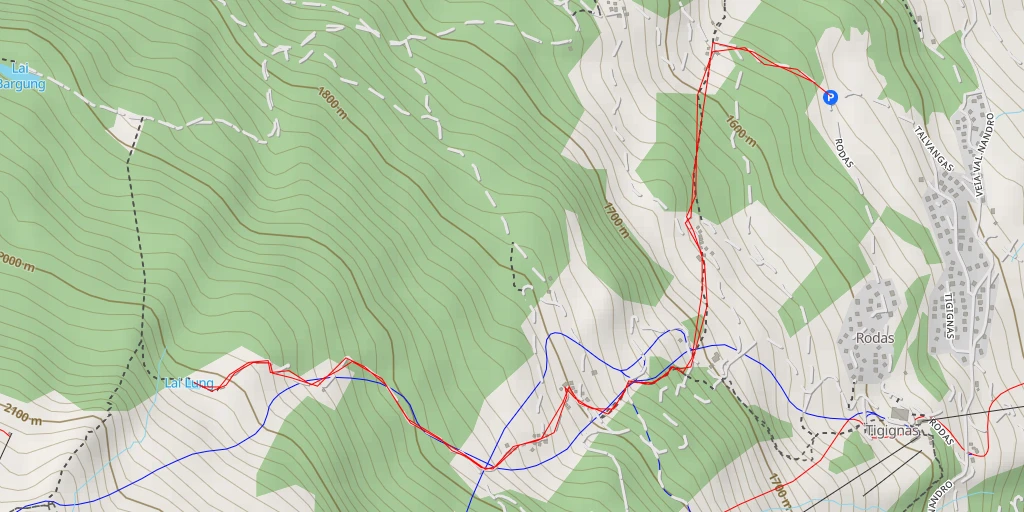 Carte de l'itinéraire :  Lai Lung