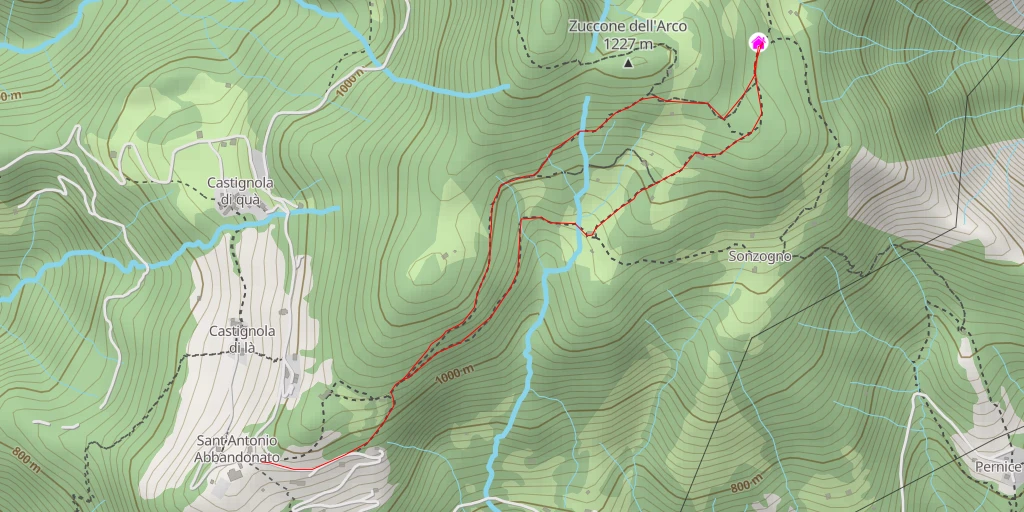 Carte de l'itinéraire :  G.E.S.P.