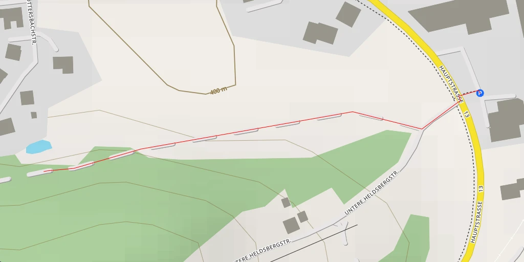 Map of the trail for Ottersbachstrasse