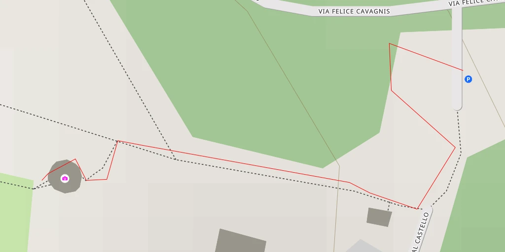 Map of the trail for Castello di San Vigilio - Bergamo