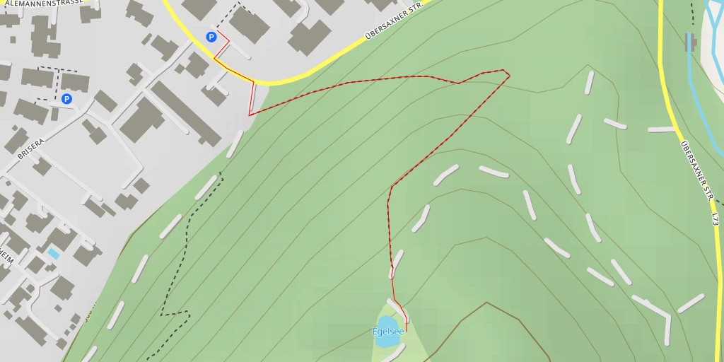 Map of the trail for Egelsee