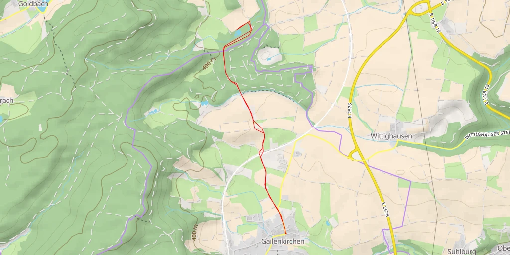 Map of the trail for Kupfermoor - Gipfeltreffen