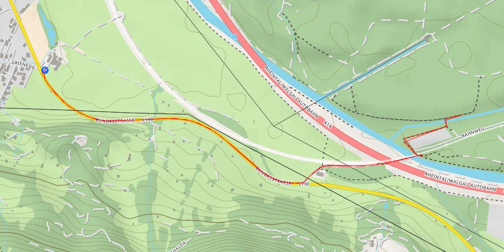 Map of the trail for Ill