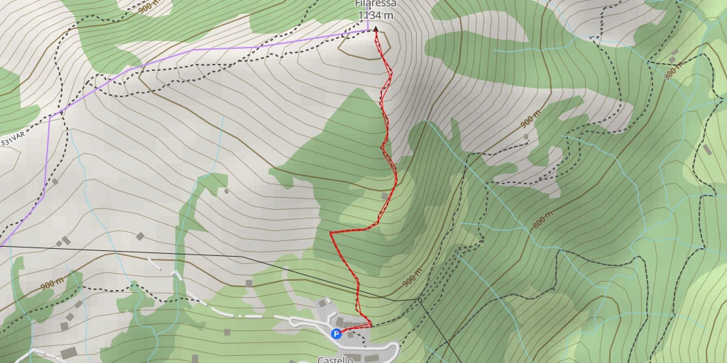 Map of the trail for Filaressa