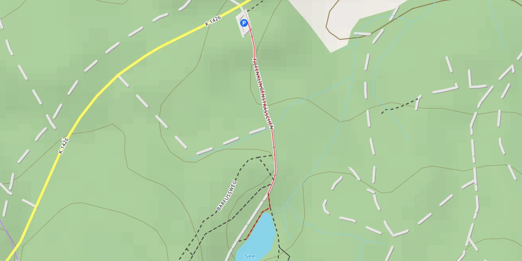 Map of the trail for Burrensee