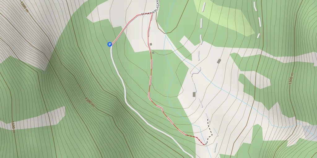 Carte de l'itinéraire :  Kesselfall