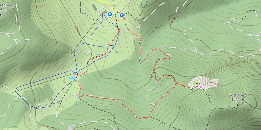 Map of the trail for Fensterlikopf