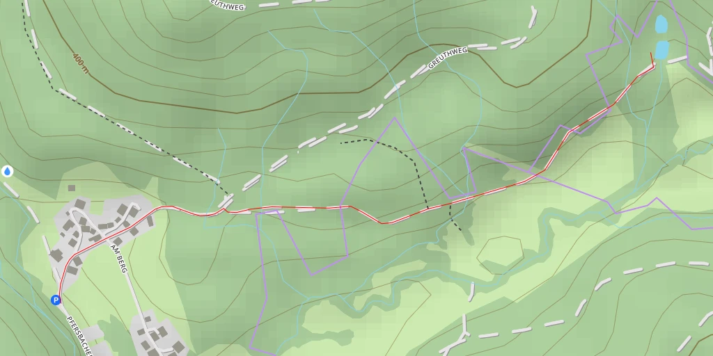 Map of the trail for Greuthweg - Greuthweg