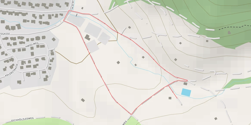 Map of the trail for Eichhölzlesweg