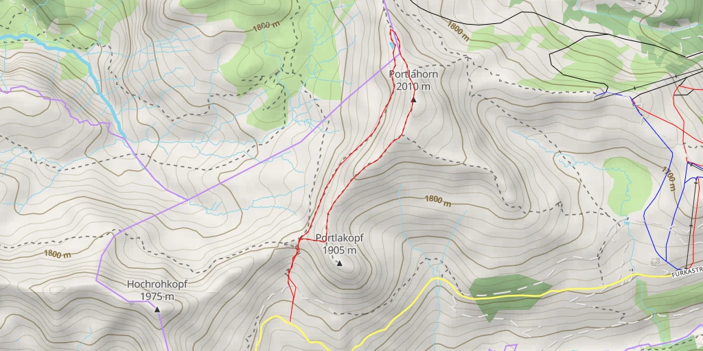 Carte de l'itinéraire :  Blauer See