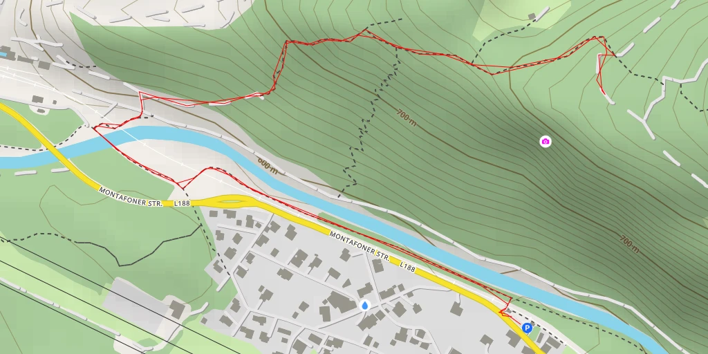 Carte de l'itinéraire :  Zalum