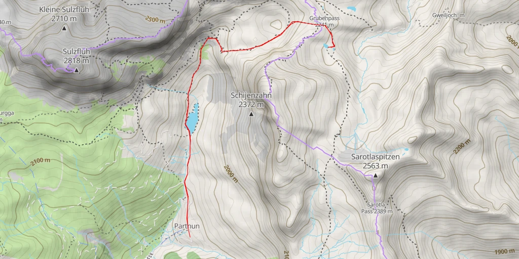 Carte de l'itinéraire :  VWW 89.315 - Tilisunaweg