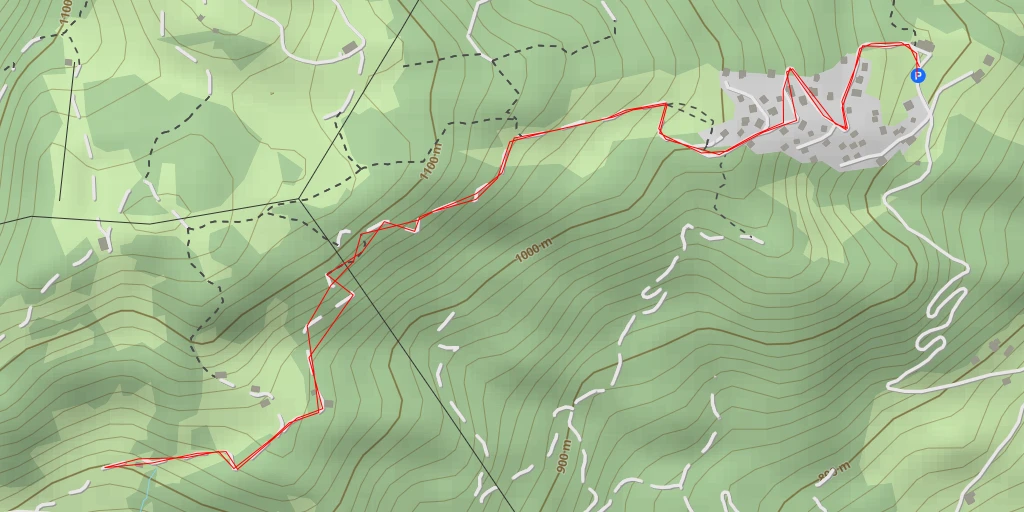 Map of the trail for Lorena