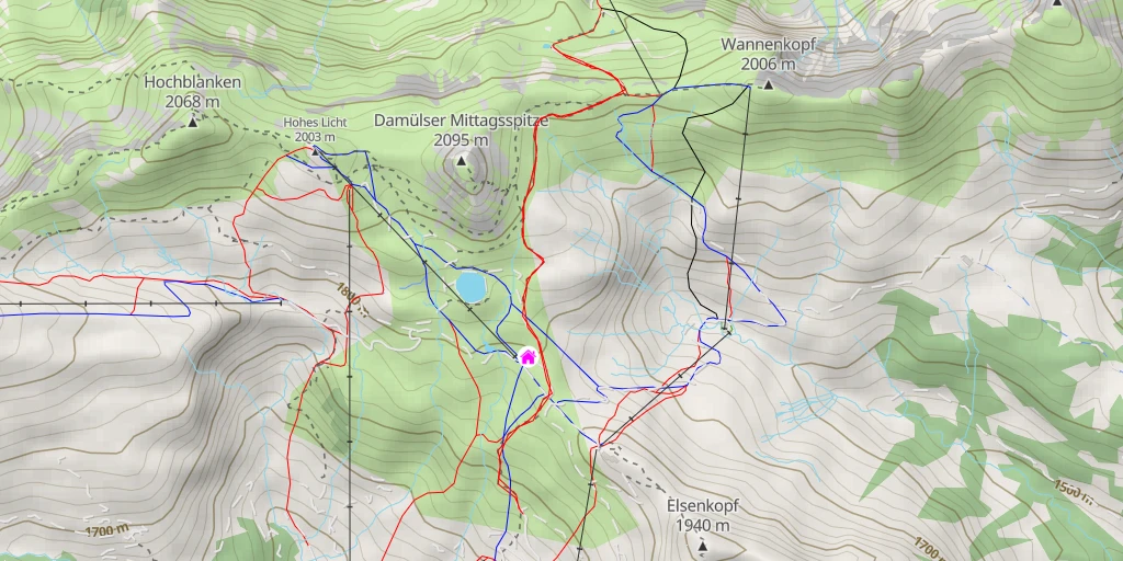 Map of the trail for Ugner Straße