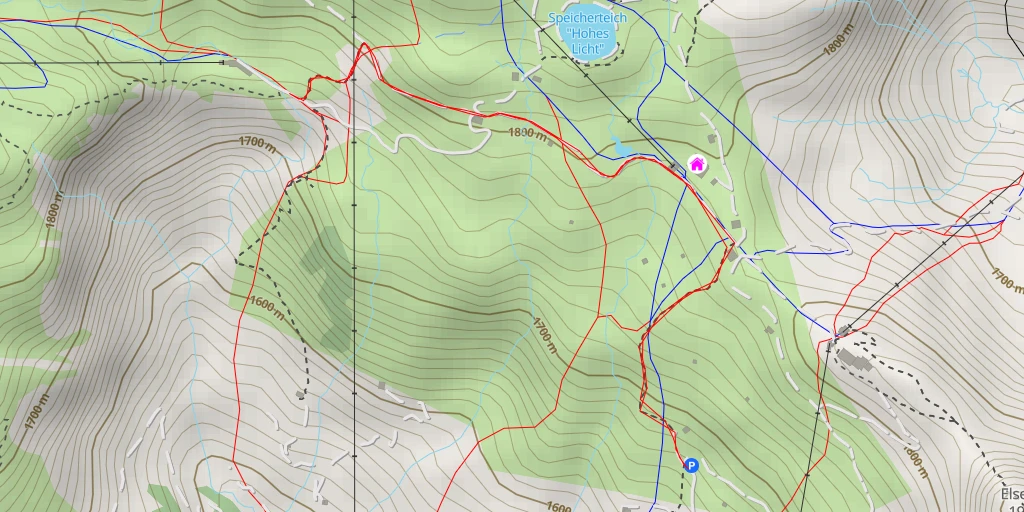 Map of the trail for Wäldeletunnel