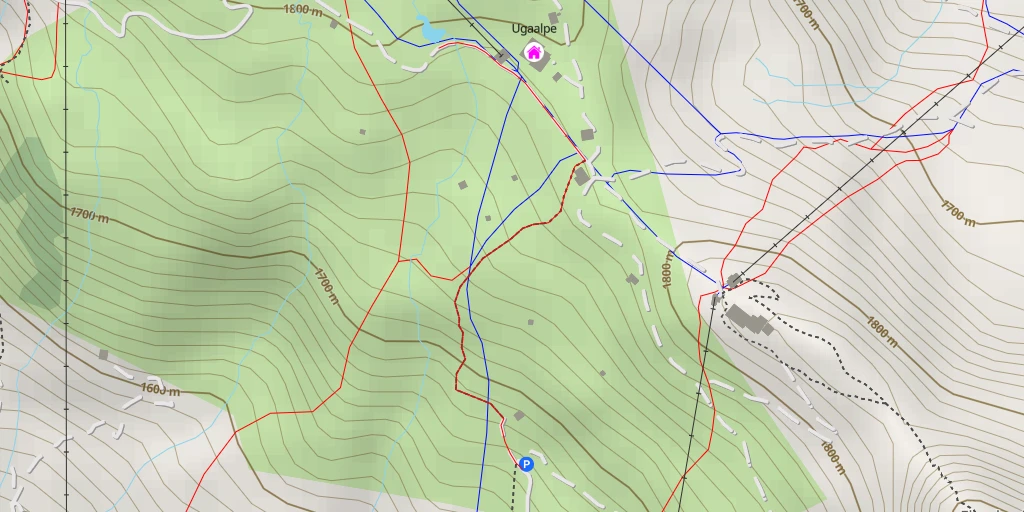 Map of the trail for Speicherteich